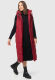 Navahoo Brezelchen Damen Winter Weste Dark Red Größe L - Gr. 40