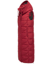 Navahoo Brezelchen Damen Winter Weste Dark Red Größe XL - Gr. 42