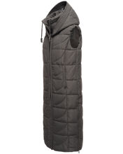 Navahoo Brezelchen Damen Winter Weste Anthrazit Größe S - Gr. 36