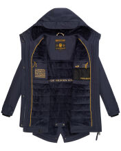 Navahoo Brinjaa Damen Softshell Jacke Navy Größe XXL - Gr. 44