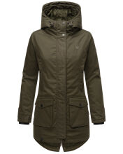 Navahoo Brinjaa Damen Softshell Jacke Dark Olive Größe S - Gr. 36