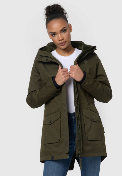 Navahoo Brinjaa ladies softshell jacket Dark Olive Größe M - Gr. 38