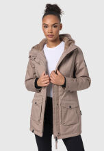 Navahoo Brinjaa Damen Softshell Jacke Taupe Grey Größe S - Gr. 36