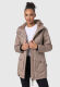 Navahoo Brinjaa Damen Softshell Jacke Taupe Grey Größe S - Gr. 36