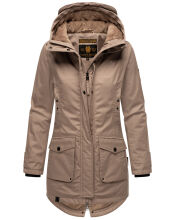Navahoo Brinjaa Damen Softshell Jacke Taupe Grey Größe L - Gr. 40