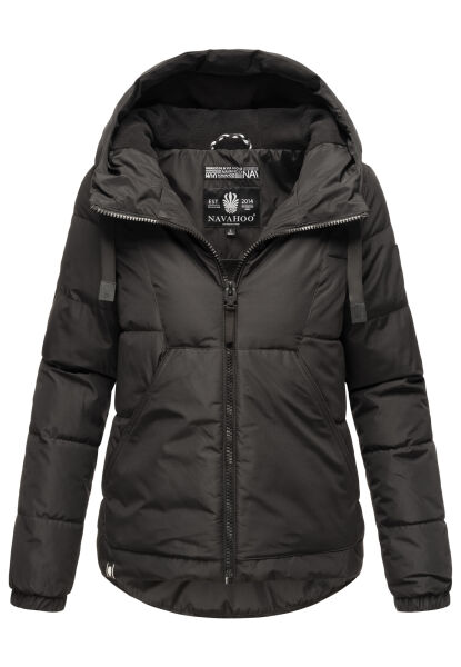 Navahoo Eisbaellchen Damen Winterjacke Schwarz Größe XL - Gr. 42