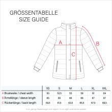 Navahoo Eisbaellchen ladies winter jacket Schwarz Größe XXL - Gr. 44
