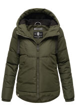 Navahoo Eisbaellchen Damen Winterjacke Dark Olive Größe XS - Gr. 34