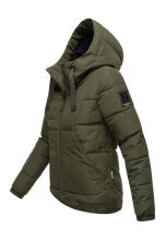 Navahoo Eisbaellchen Damen Winterjacke Dark Olive Größe XS - Gr. 34