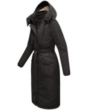 Navahoo Hokulanii Damen Winter Mantel Schwarz Größe L - Gr. 40