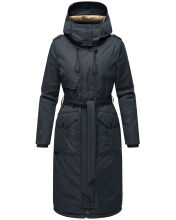 Navahoo Hokulanii Damen Winter Mantel Navy Größe XXL - Gr. 44