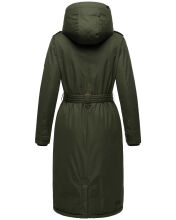 Navahoo Hokulanii Damen Winter Mantel Dark Olive Größe M - Gr. 38