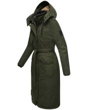 Navahoo Hokulanii Damen Winter Mantel Dark Olive Größe XL - Gr. 42