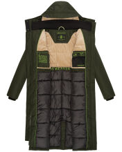 Navahoo Hokulanii Damen Winter Mantel Dark Olive Größe XL - Gr. 42
