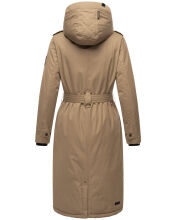 Navahoo Hokulanii Damen Winter Mantel Dark Taupe Größe XS - Gr. 34