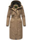 Navahoo Hokulanii Damen Winter Mantel Dark Taupe Größe XS - Gr. 34
