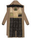 Navahoo Hokulanii ladies winter coat Dark Taupe Größe S - Gr. 36