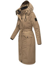 Navahoo Hokulanii Damen Winter Mantel Dark Taupe Größe M - Gr. 38