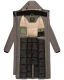 Navahoo Hokulanii Damen Winter Mantel Dark Grey Größe XS - Gr. 34