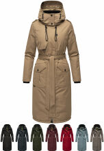 Navahoo Hokulanii Damen Winter Mantel Dark Grey Größe XL - Gr. 42