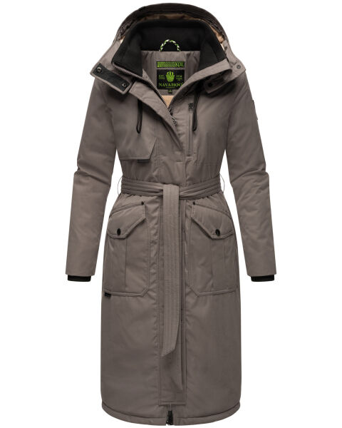 Navahoo Hokulanii Damen Winter Mantel Dark Grey Größe XXL - Gr. 44