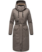 Navahoo Hokulanii Damen Winter Mantel Dark Grey Größe XXL - Gr. 44