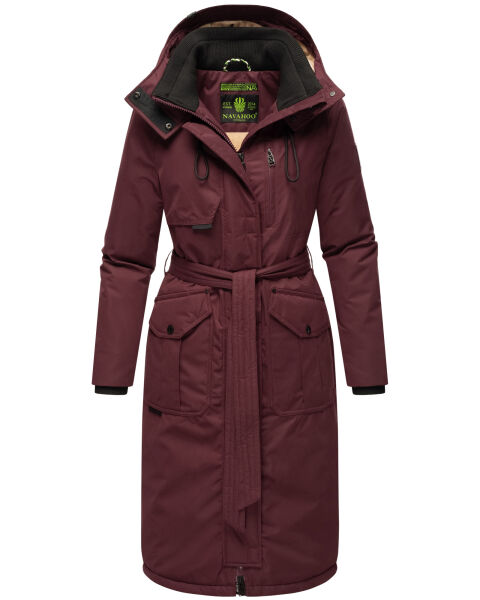 Navahoo Hokulanii Damen Winter Mantel Wine Größe XL - Gr. 42