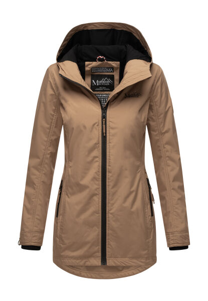 Marikoo Honigbeere Damen Übergangsjacke Taupe Größe L - Gr. 40