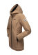 Marikoo Honigbeere Damen Übergangsjacke Taupe Größe L - Gr. 40