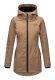 Marikoo Honigbeere Damen Übergangsjacke Taupe Größe XL - Gr. 42