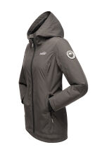 Marikoo Honigbeere Damen Übergangsjacke Anthrazit Größe S - Gr. 36