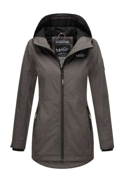 Marikoo Honigbeere Damen Übergangsjacke Anthrazit Größe M - Gr. 38