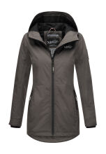 Marikoo Honigbeere Damen Übergangsjacke Anthrazit Größe L - Gr. 40