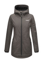 Marikoo Honigbeere Damen Übergangsjacke Anthrazit Größe L - Gr. 40