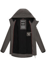 Marikoo Honigbeere Damen Übergangsjacke Anthrazit Größe L - Gr. 40
