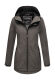 Marikoo Honigbeere Damen Übergangsjacke Anthrazit Größe L - Gr. 40