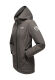 Marikoo Honigbeere Damen Übergangsjacke Anthrazit Größe L - Gr. 40