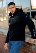 Stone Harbour ILLian Herren Fleece Jacke Schwarz Größe S - Gr. S