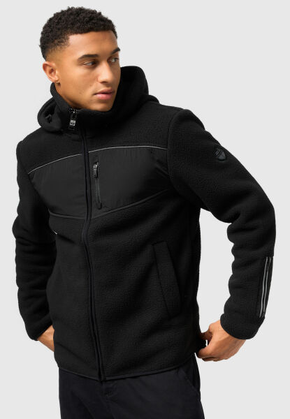 Stone Harbour ILLian Herren Fleece Jacke Schwarz Größe M - Gr. M