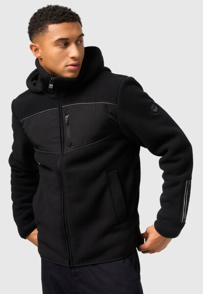 Stone Harbour ILLian Herren Fleece Jacke Schwarz Größe XXL - Gr. 2XL