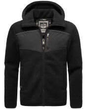 Stone Harbour ILLian Herren Fleece Jacke Schwarz Größe XXL - Gr. 2XL