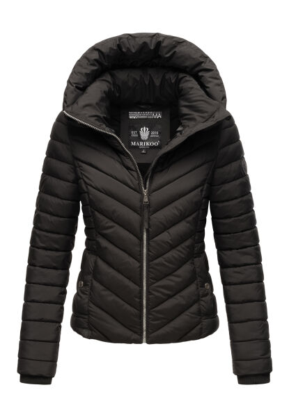 Marikoo Kagomee Damen Steppjacke Schwarz Größe S - Gr. 36