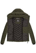 Marikoo Kagomee Damen Steppjacke Dark Olive Größe XS - Gr. 34