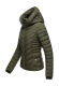 Marikoo Kagomee Damen Steppjacke Dark Olive Größe XS - Gr. 34