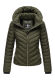 Marikoo Kagomee Damen Steppjacke Dark Olive Größe S - Gr. 36