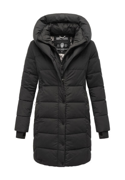 Navahoo Knutschilein Damen Winterjacke Schwarz Größe XL - Gr. 42