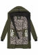 Navahoo Knutschilein ladies winter jacket Dark Olive Größe L - Gr. 40