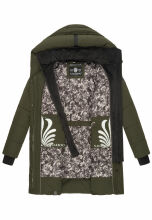 Navahoo Knutschilein ladies winter jacket Dark Olive Größe XXL - Gr. 44