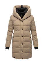Navahoo Knutschilein Damen Winterjacke Taupe Grey Größe S - Gr. 36