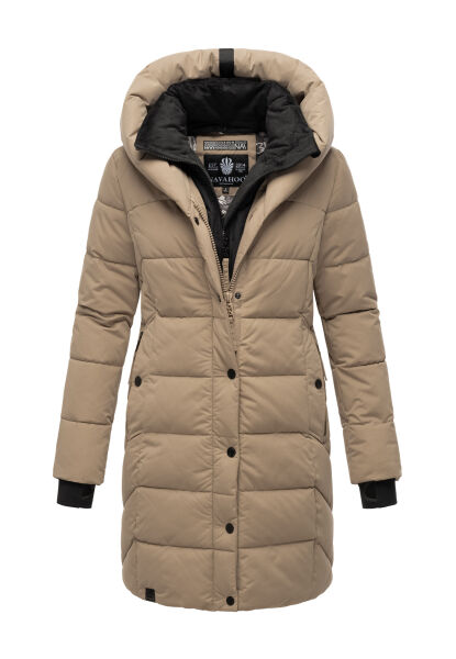 Navahoo Knutschilein Damen Winterjacke Taupe Grey Größe M - Gr. 38